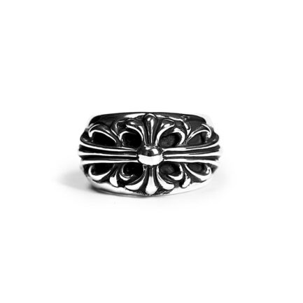 CH FLORAL CROSS RING