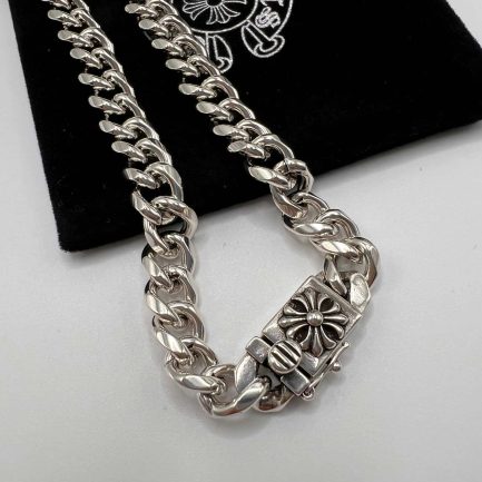 Diamond Cut Cuban Silver Chain - Image 1