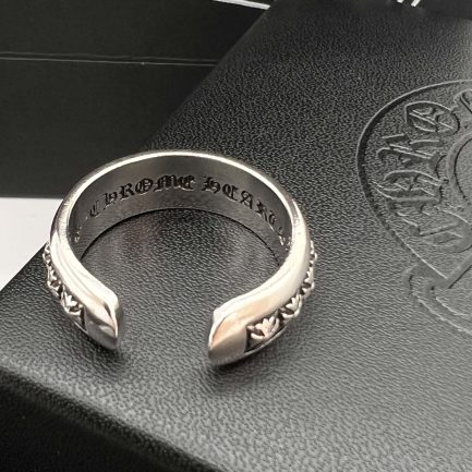 Handmade Original Pen Work Silver Ring - Image 2